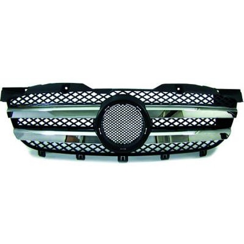 Griglia radiatore cromata nera - radiatore, cromata/nera