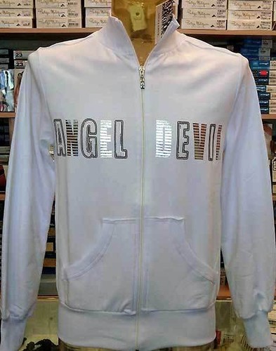 Felpa uomo angel devil - felpa,