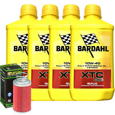 Kit Tagliando Olio Bardahl XTC 10W40 + Filtro Per MV Agusta F4-1000 2012>2016