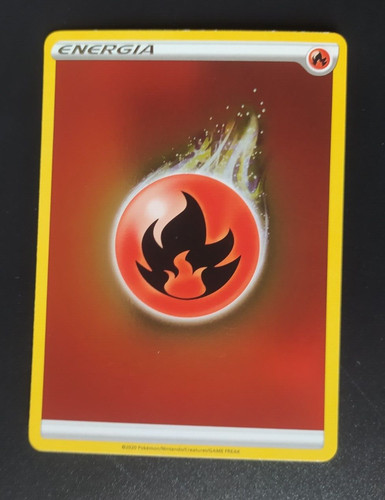 Pokemon card energia fuoco - card,