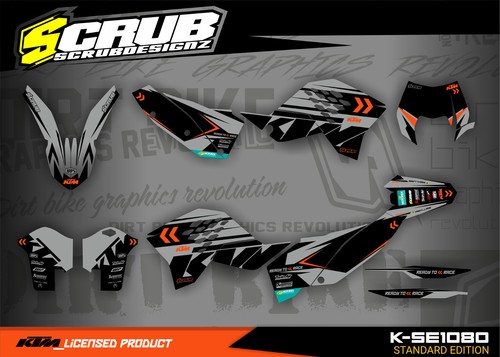 Adesivo ktm decoro exc - adesivo, 125