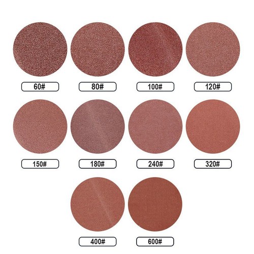 Pezzi disco carta abrasiva - 10,