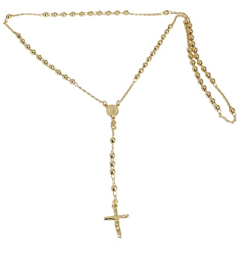 Collana catena perle rosario