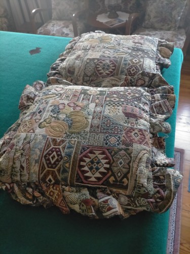 Coppia cuscini gobelin anni - cuscini,