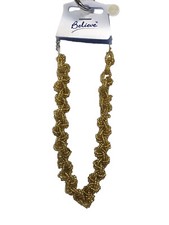 GOLD BEADED BRAIDED JEWELRY