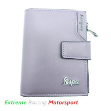 PORTAFOGLIO TOP QUALITY IN ECOPELLE MULTITASCA GRIGIO LOGO VESPA CM 12,5X10