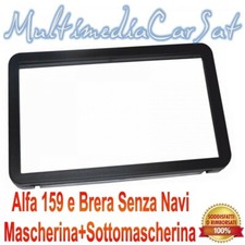 Mascherina Doppio Din Autoradio Cornice Alfa 159 Brera No Navi Serie U3511*