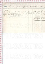 E7820 DOCUMENTO STORICO 1913 COMO BANCA EDOARDO CLERICI ESTRATTO CONTO