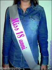 Fascia MISS 18 ANNI poliestere