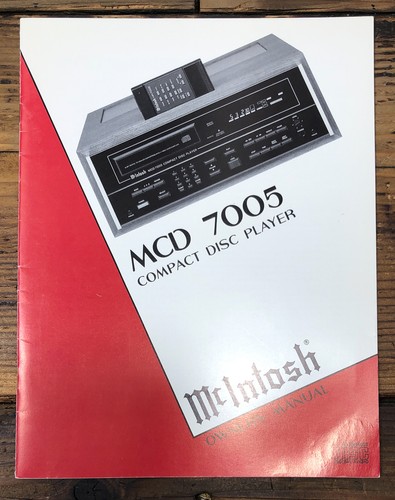 Mcintosh mcd 7005 - mcd,