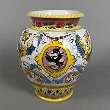 Vaso maiolica deruta dipinto - vaso,