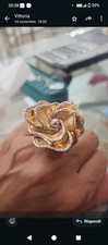 Anello Artigianale In Oro 750