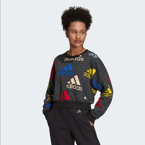 Adidas felpa corta - felpa, donna