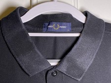 Polo Fred Perry XL nera - logo
