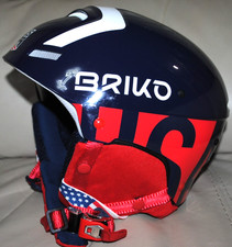 CASCO SLALOM BRIKO UFFICIALE US SKI TEAM, TAGLIA 58, USATO IN OTTIME CONDIZIONI