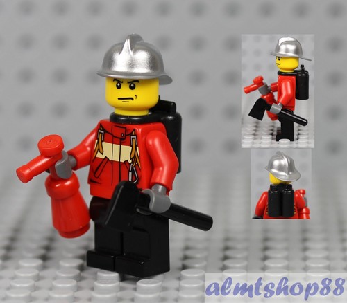 Lego minifigure pompiere - lego,
