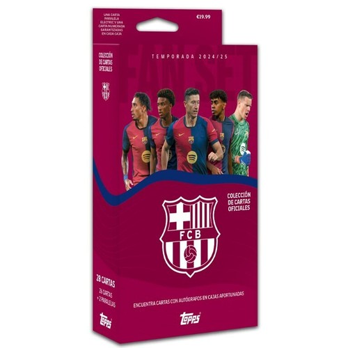 Topps barcelona fan set - fc,