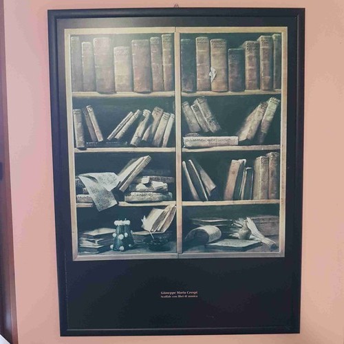 Quadro libri antichi - antichi, scaffale