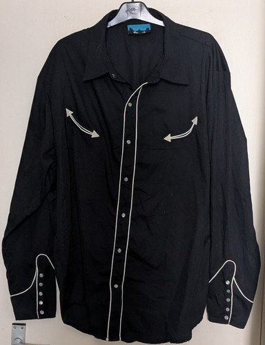 Camicia nera 2xl - nera, benny's