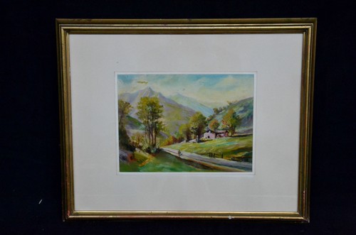 Piccolo paesaggio dipinto - piccolo,