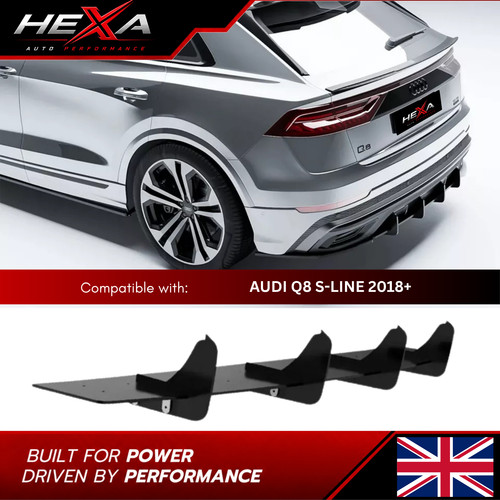 Audi line diffusore - q8, s-line