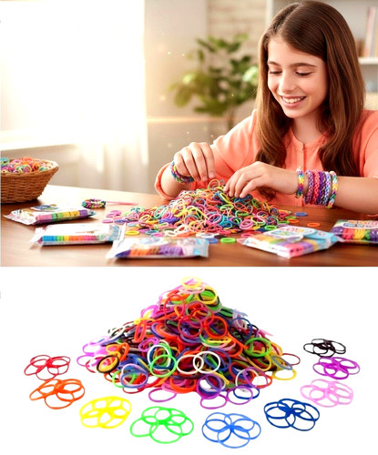 Loom bands set - loom, gomma