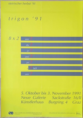 Poster trigon 91 - poster, '91