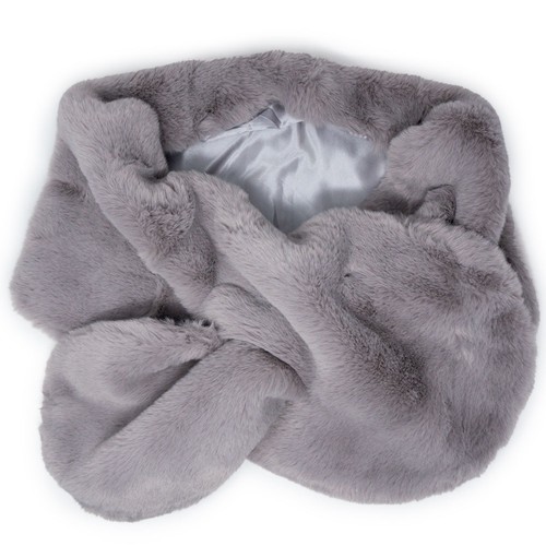 Stola grigio chiaro donna - stola,