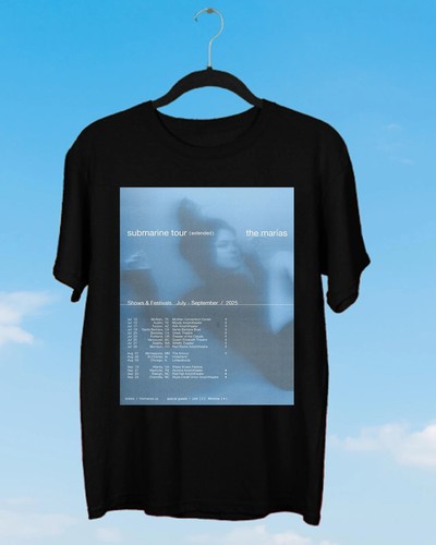 Shirt nera estesa the - t-shirt,