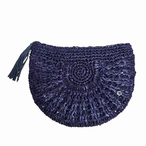 Pochette flora bella rafia - flora,