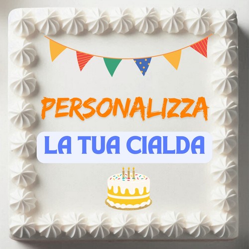 Cialda torta personalizzata - cialda,