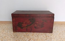 Antica cassapanca Mongola dipinta