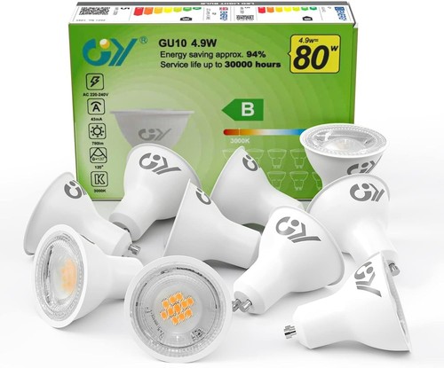 Lampadine gu10 led 9w - led, 4.9w