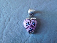 ALAN K PENDENTIF COEUR VERRE