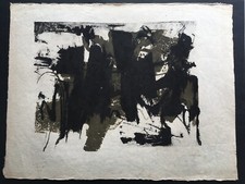 Afro Basaldella Strada difesa B litografia firmata e numerata