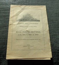 FASCISMO 1925 BUONI POSTALI