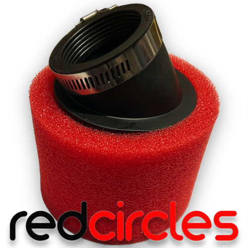 Filtro aria angolato rosso - angolato,