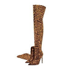Scarpe donna a punta stampate