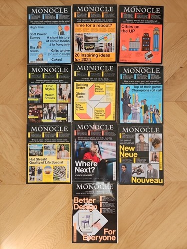 Rivista monocle annata - rivista, 2024