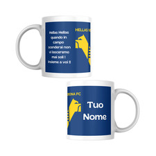 Tazza Hellas Verona Personalizzata con Nome – Regalo Tifosi Gialloblù 355 ml