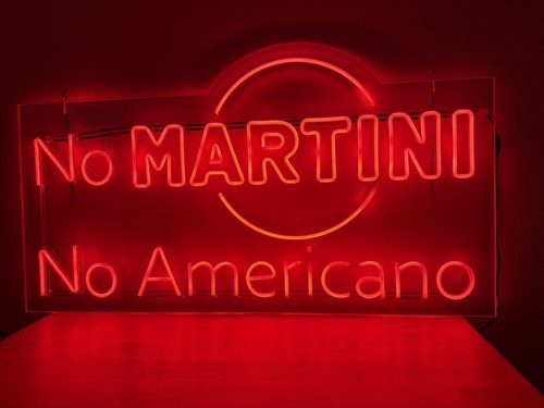 Insegna luminosa martini - insegna,