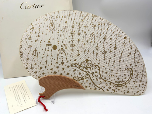 Cartier panther novelty fan - cartier,