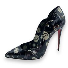 Christian Louboutin Hot Chick Nero Fantasia Grafica Numero 39
