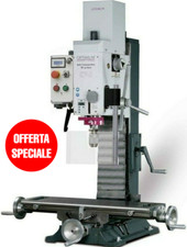 Trapano fresa fresatrice per metallo maschiatrice da banco inverter Optimum