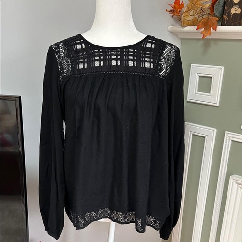 Camicetta donna pizzo nero