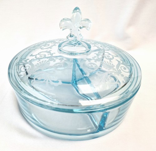 Fostoria vetro azzurro - fostoria, #2331