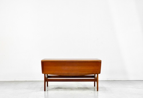 Tavolino teak con ribalte - in,