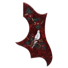 Battipenna chitarra acustica Thicken Dove autoadesivo piastra antigraffio tartaruga rossa