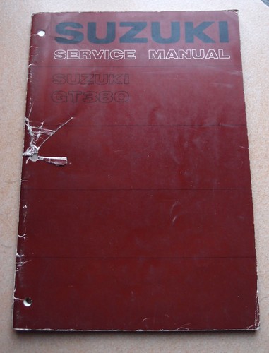 Suzuki gt380 380 service - suzuki, gt