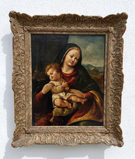 Dipinto antico Olio su Tela